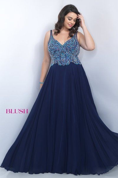 Robe de bal blush