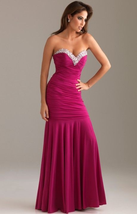 Robe de bal fushia