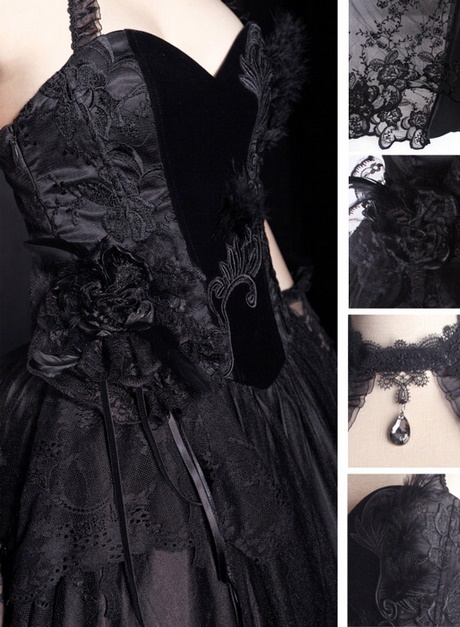 Robe de bal gothique