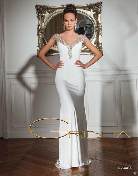 Robe de bal longue blanche