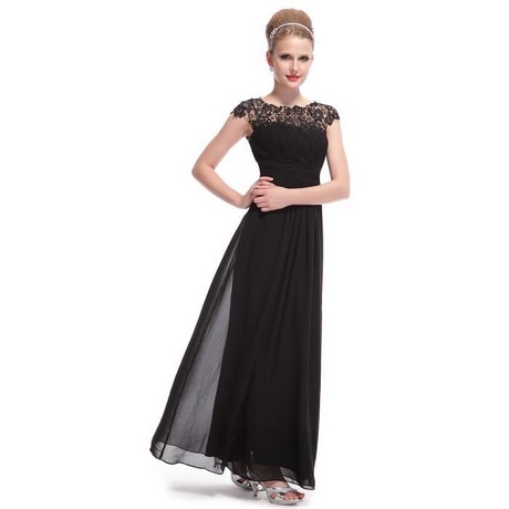 Robe de bal longue noir