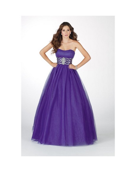 Robe de bal mauve