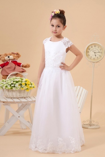 Robe de ceremonie blanche fille