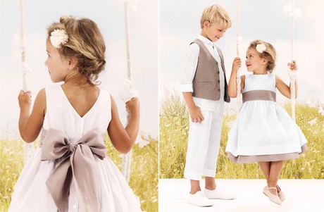 Robe de ceremonie mariage enfant