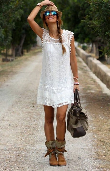 Robe fashion blanche