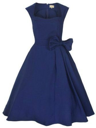 Robe invitée mariage bleue