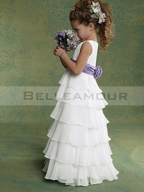 Robe longue de ceremonie fille