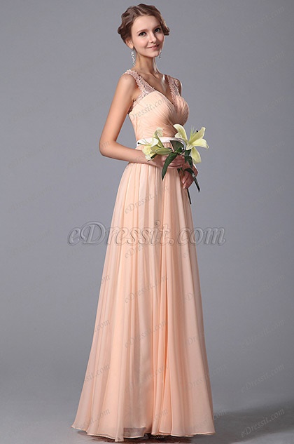 Robe longue suite mariage