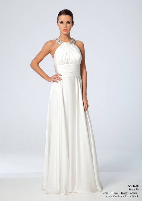 Robe longue suite mariage