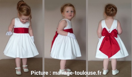Robe mariage fille 2 ans