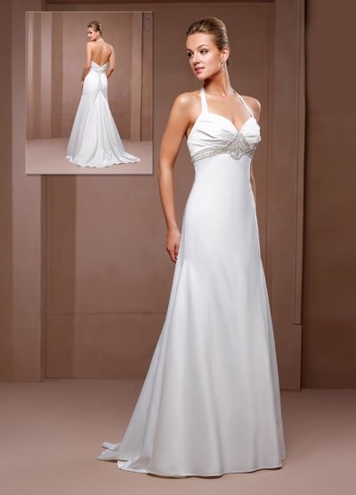 Robe mariée longue simple