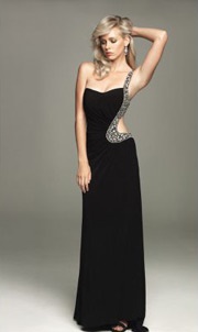 Robe noir bal