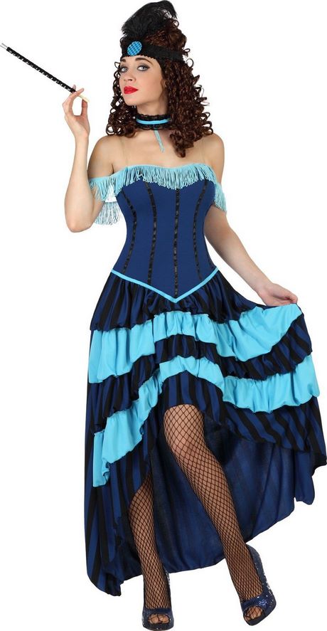 Costume bleu femme