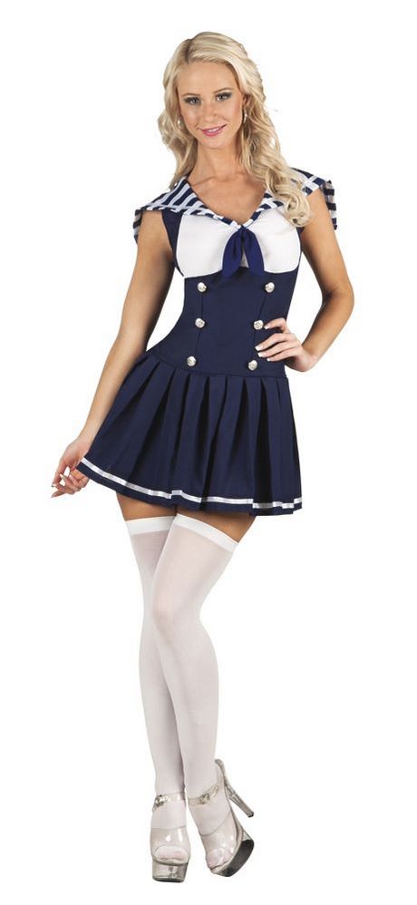 Costume bleu marine pour femme