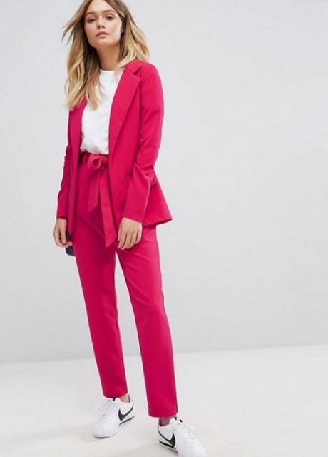 Ensemble blazer pantalon femme