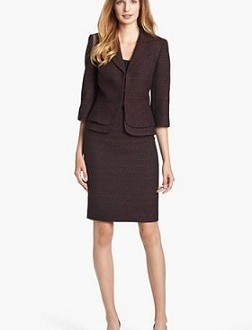 Ensemble veste jupe tailleur femme