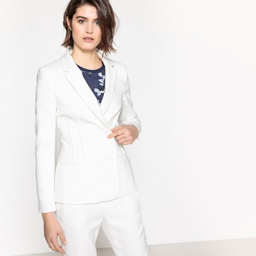 Pantalon blanc tailleur femme