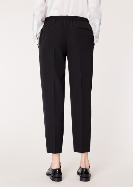 Pantalon noir smoking femme