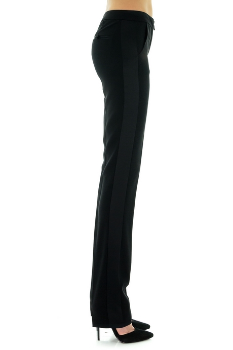 Pantalon noir smoking femme