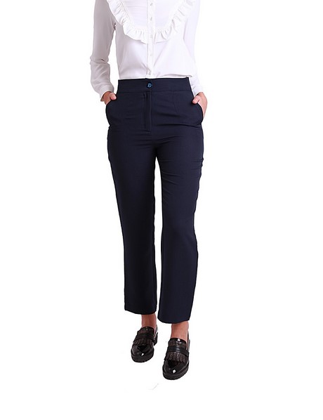 Pantalon tailleur bleu marine