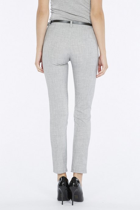 Pantalon tailleur gris