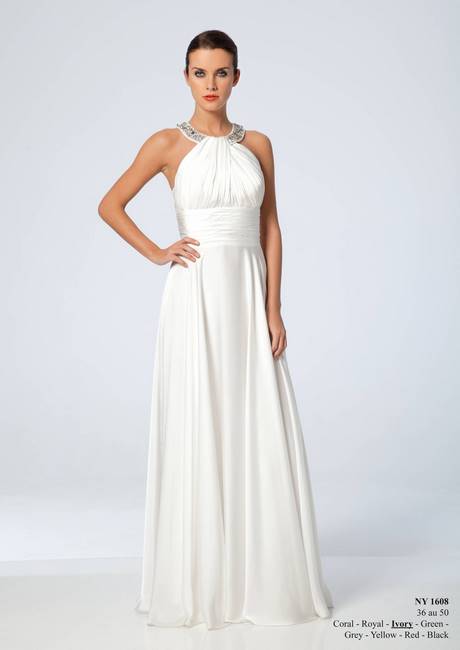 Robe de cocktail mariage longue