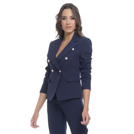 Tailleur femme bleu marine