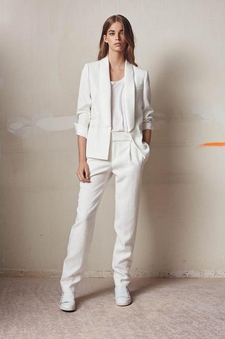 Tailleur femme pantalon chic