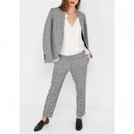 Tailleur gris femme