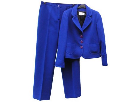 Tailleur pantalon bleu
