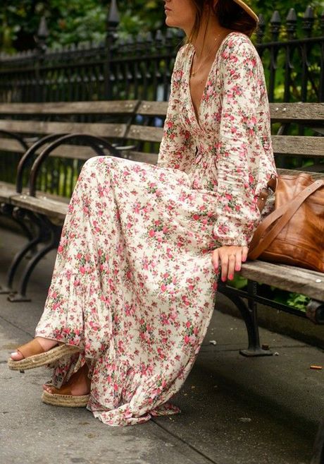 Maxi robe imprimée