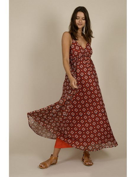 Maxi robe imprimée