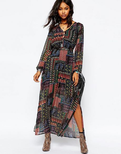 Maxi robe imprimée