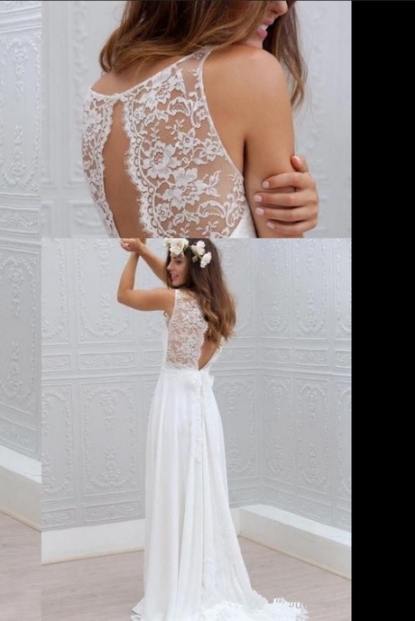 Robe blanche dentelle pour ado