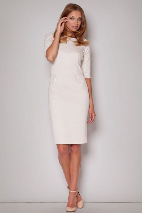 Robe blanche droite longue