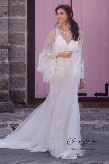 Robe boheme longue dentelle