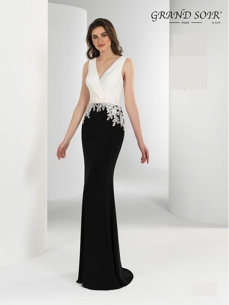 Robe de soirée droite longue