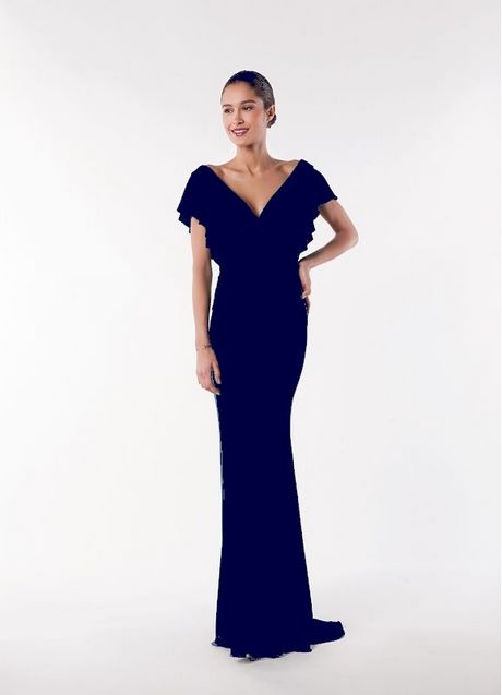 Robe de soirée droite longue