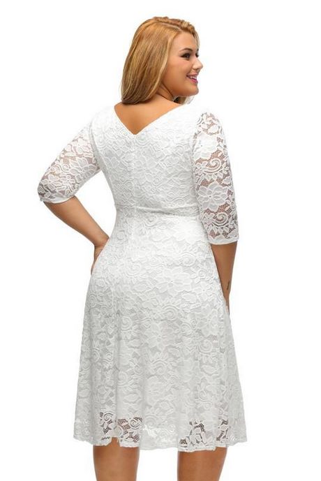 Robe en dentelle blanche pas cher