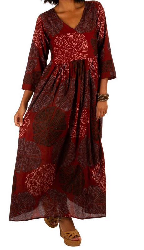 Robe femme bordeaux