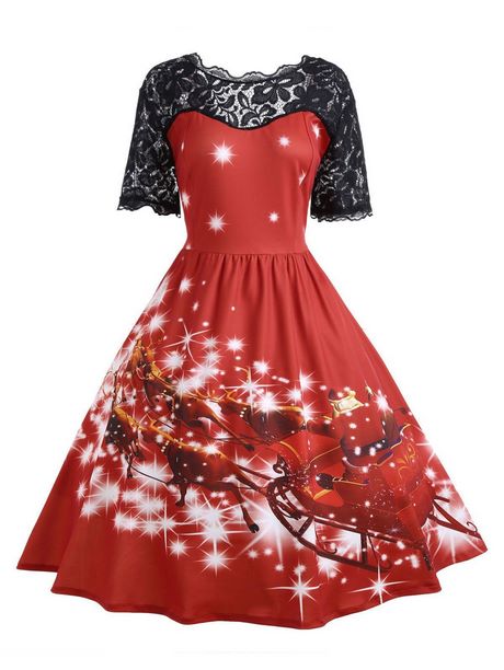 Robe imprimé noel