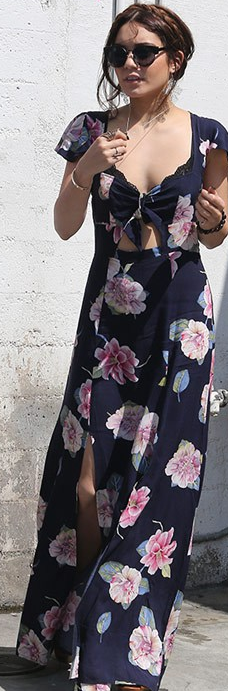 Robe longue été a fleur