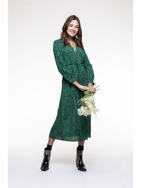 Robe longue été verte