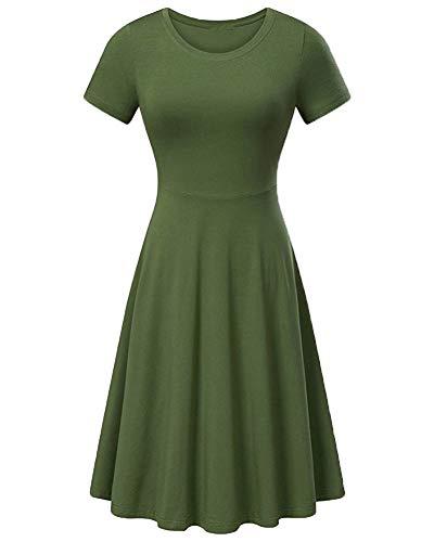 Robe longue été verte