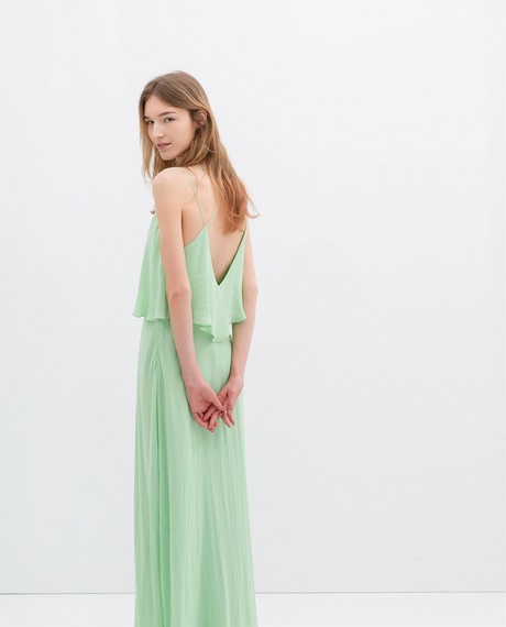 Robe longue été verte