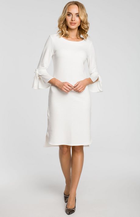 Robe maille blanche