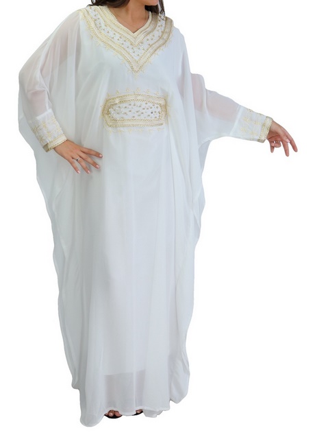 Robe manches longues blanche