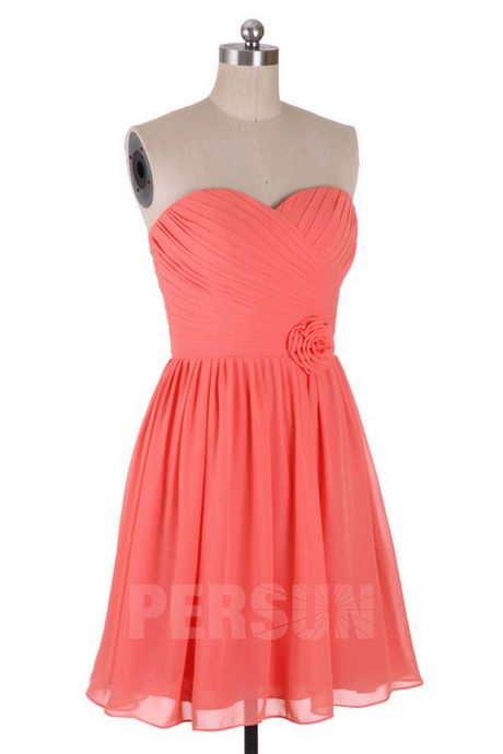 Robe orange pastel