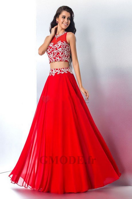 Robe temoin mariage rouge