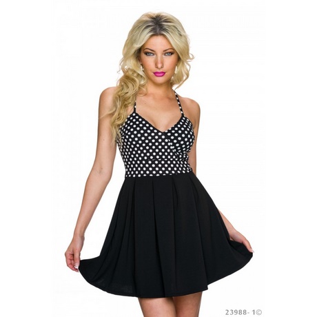 Robe a petit pois femme